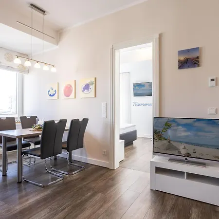 Apartament Poseidon Mit Balkon, Strandnah Und Zentral Binz
